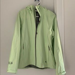 Mountain Hardware MINT colored rain jacket